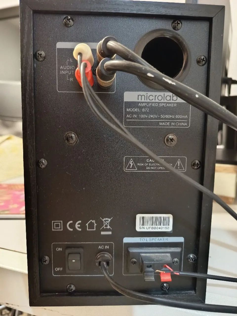 Monitor de Áudio Microlab B72 24w bivolt (par) - Foto 3