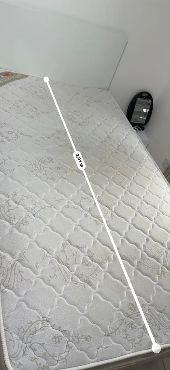 Cama ortobom solteirão/viúva de molas