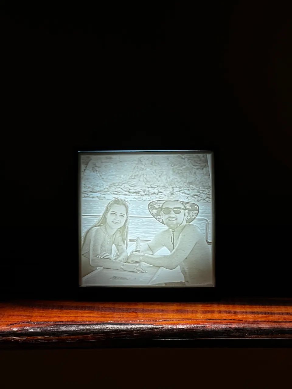 Luminária 3D personalizada com a sua foto  - Foto 3