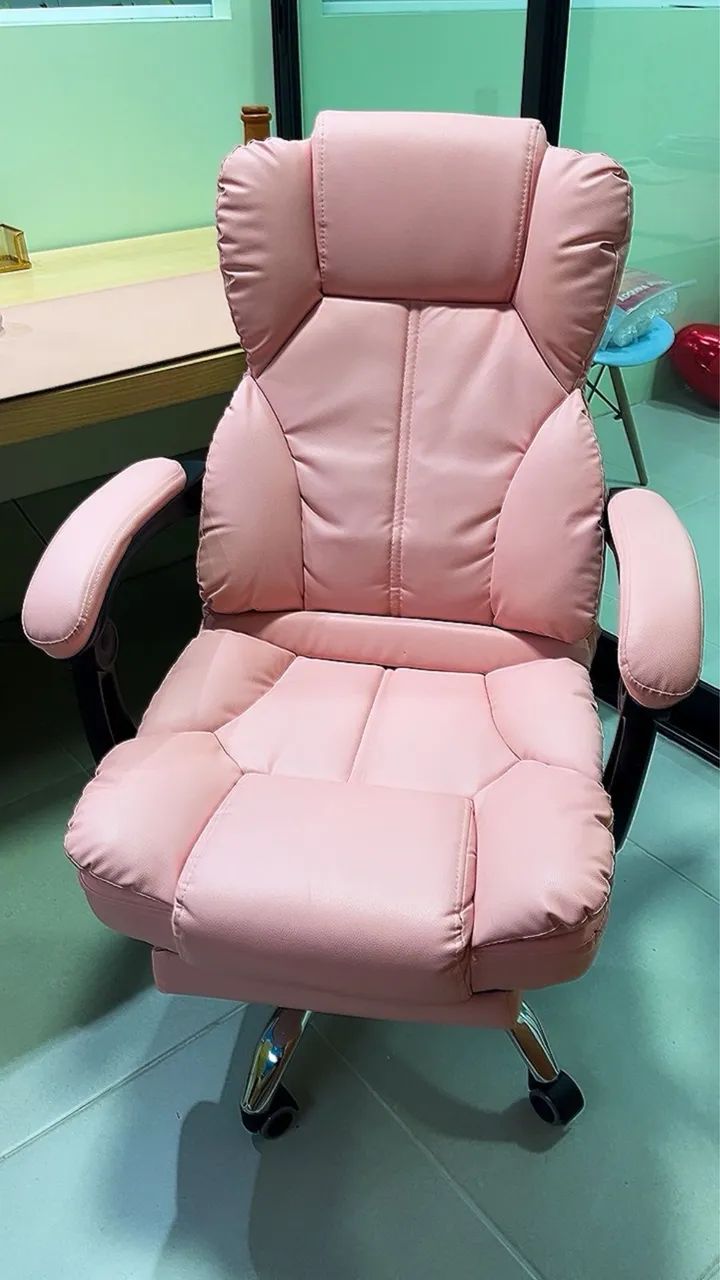 Cadeira escritório Rosa  - Foto 4