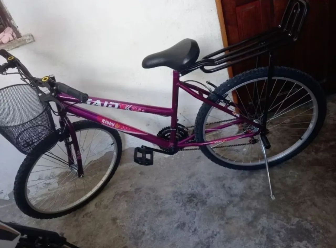 Bicicleta Feminina Aro 26, 18 marchas