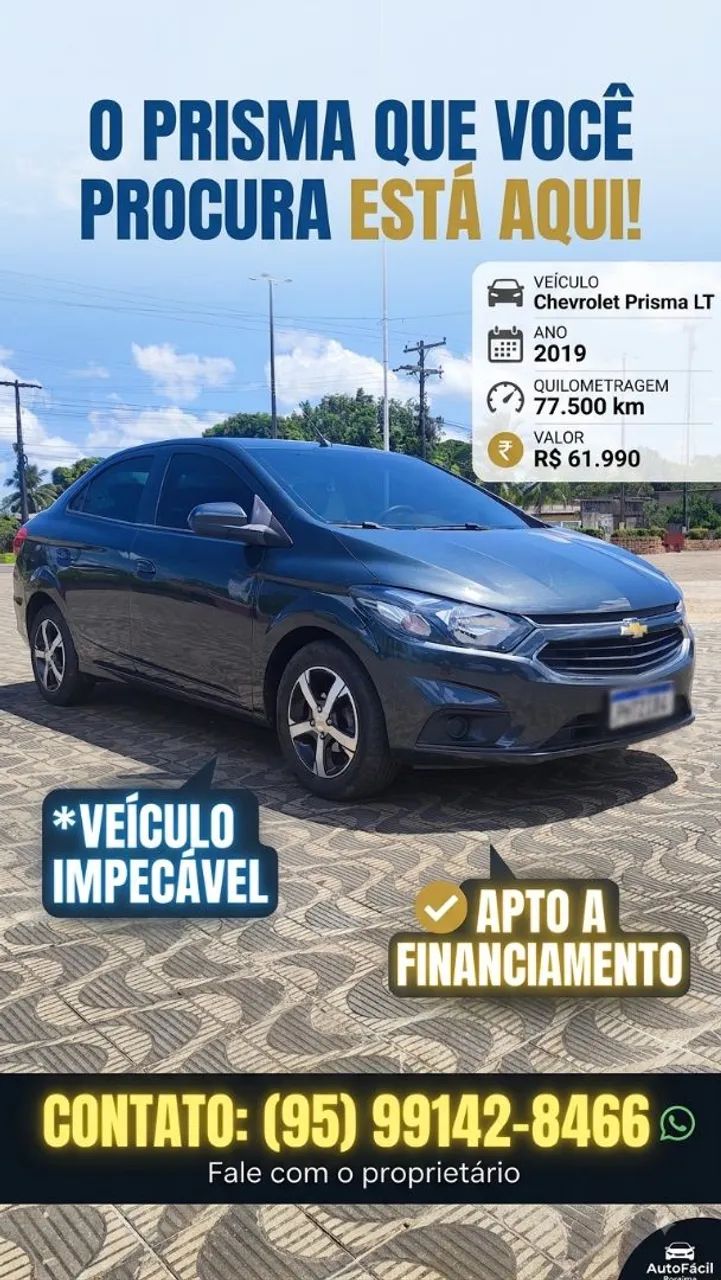 Chevrolet Prisma Sed. LT 1.4 8V Flexpower 4P 2019