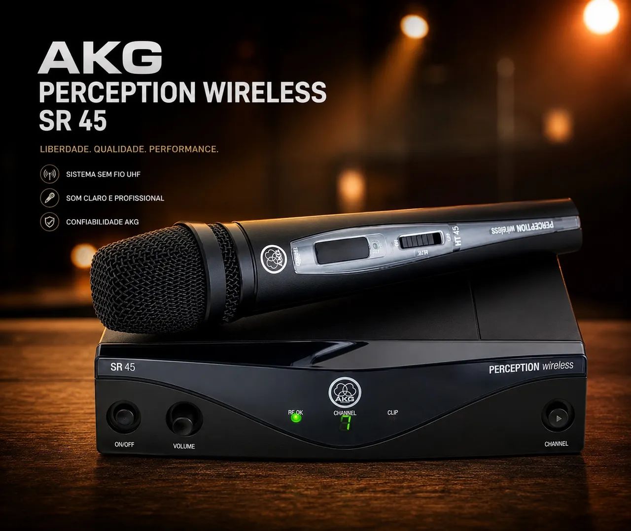 Microfone Akg sem fio
