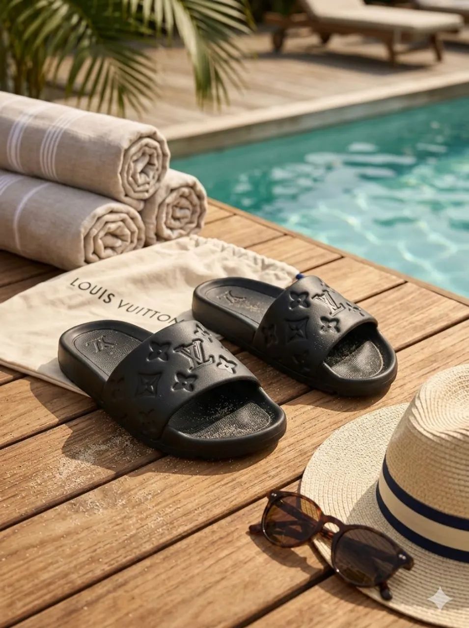 Chinelo Nuvem Louis vuitton  - Foto 4