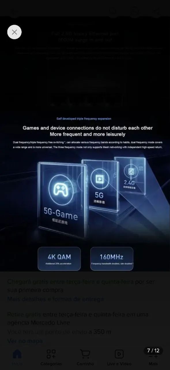 Roteador Xiaomi BE 7000 - Foto 3
