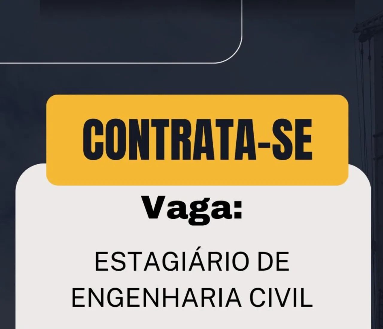 Precisa -se de estagiário 