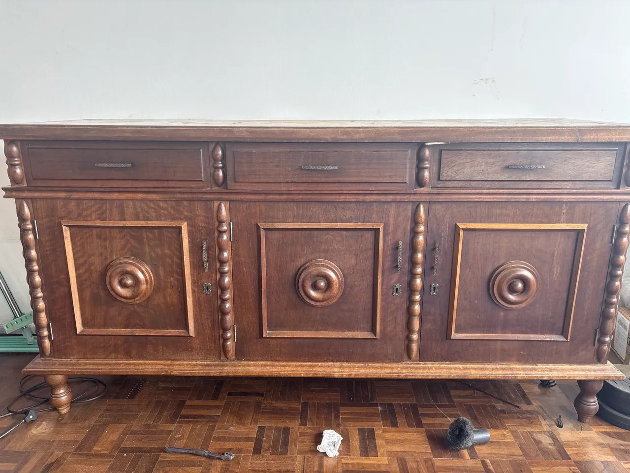 Conjunto 2 Buffets Antigos Móveis Moro - Década de 70 - Curitiba - Foto 2