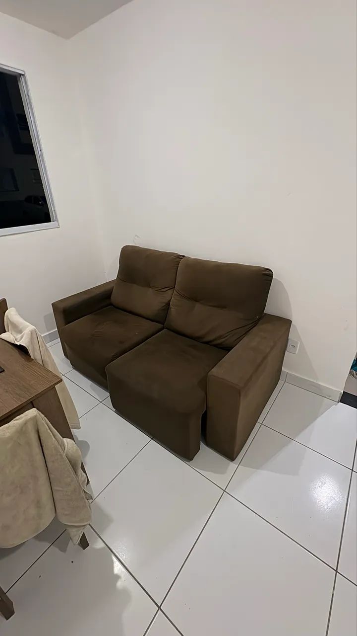 Sofá retrátil 2 lugares 