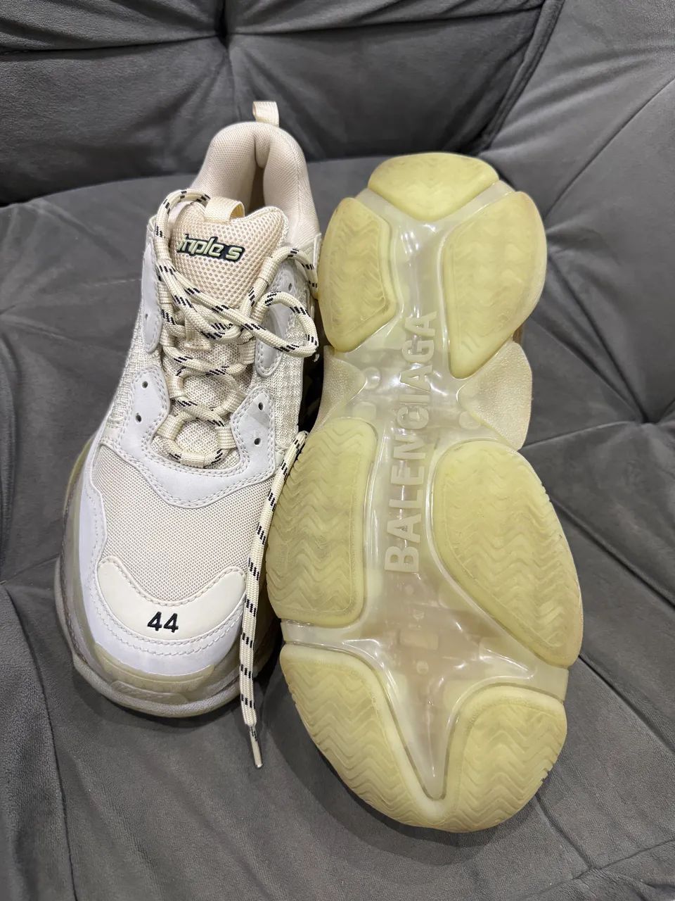 balenciaga triple s clear sole - Foto 4