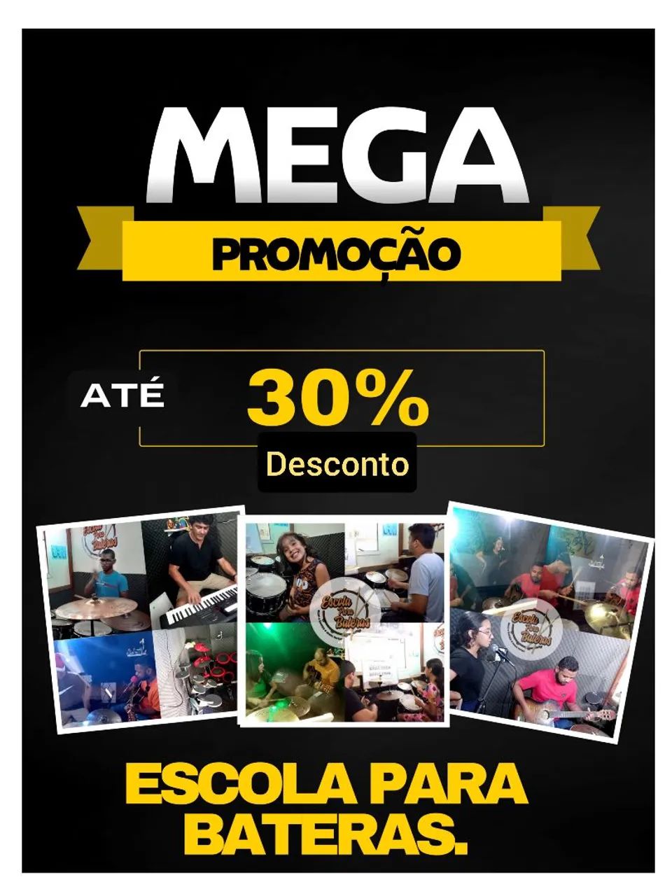 Aula de bateria  - Foto 3