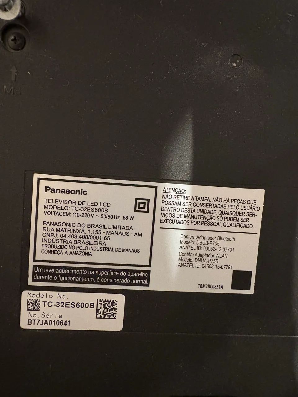 Smart TV Panasonic 32" Full HD TC-32ES600B com Controle e Base  - Foto 5
