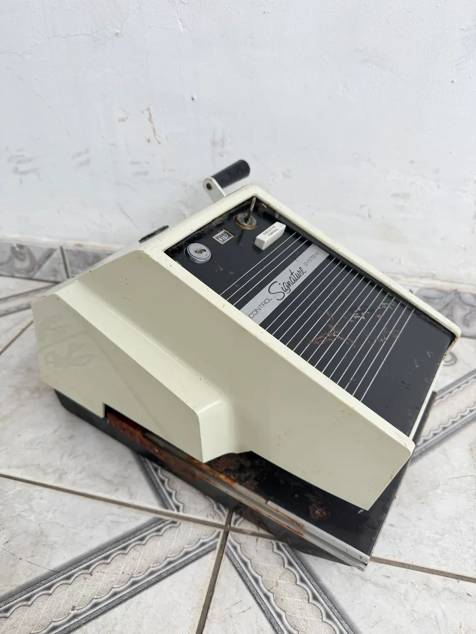 Máquina antiga decoração 