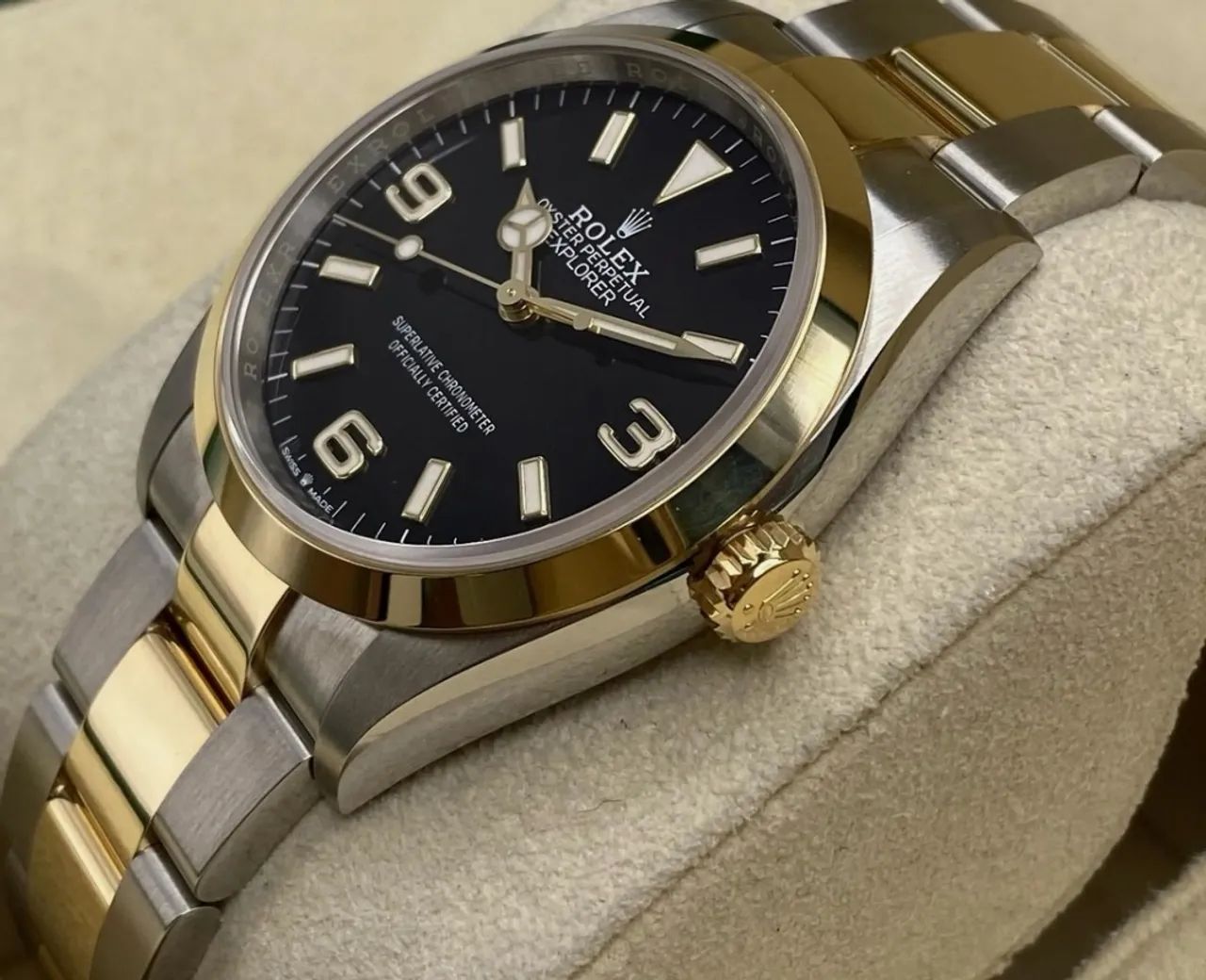 Rolex explorer, 36mm, (CL- A+, dourado e prateado)  - Foto 5