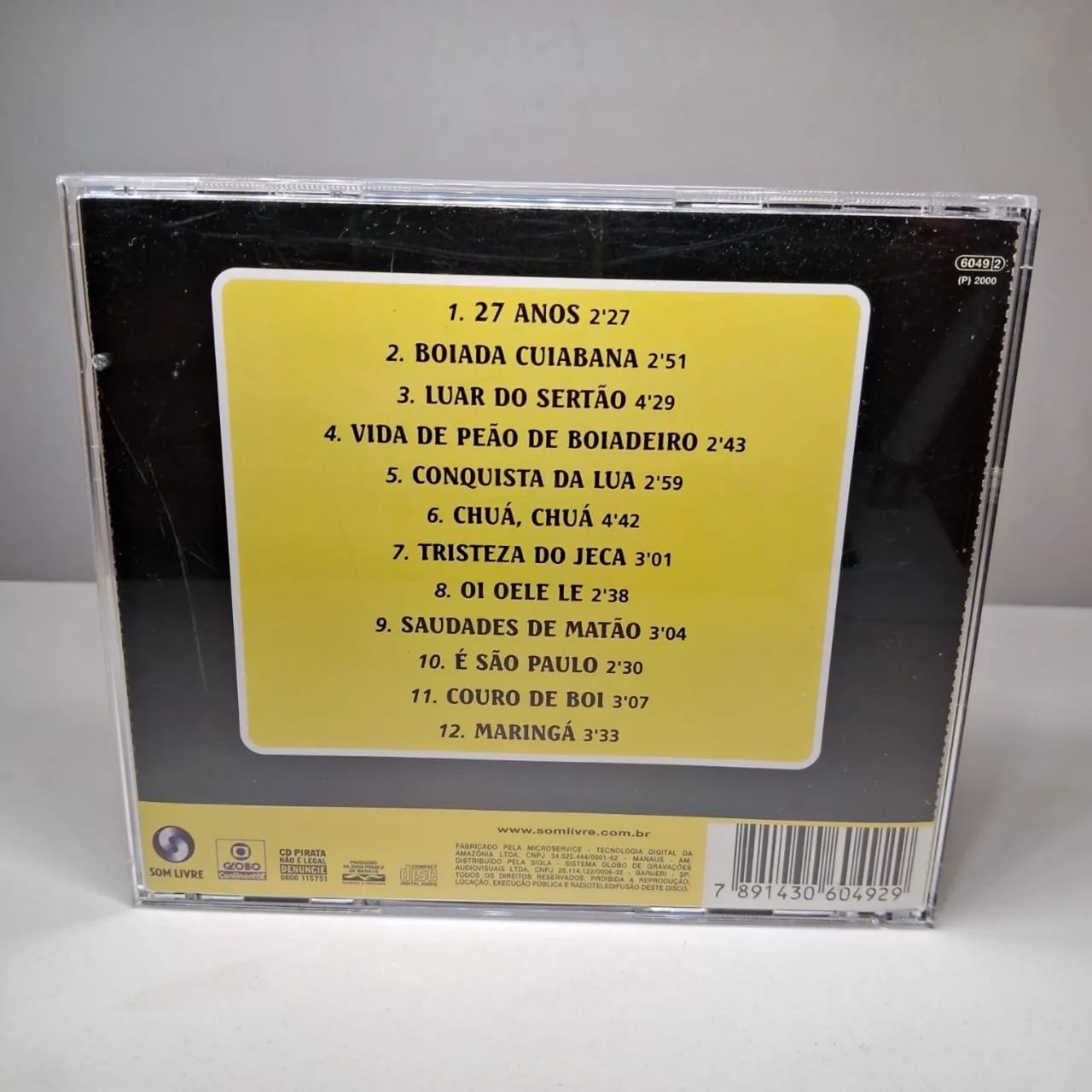 CD - Tonico E Tinoco - 27 Anos - Cd Raro  - Foto 4