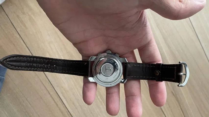 Relógio Baume Mercier BRANCO E MARROM NOVO SUPER CLONE - Foto 3