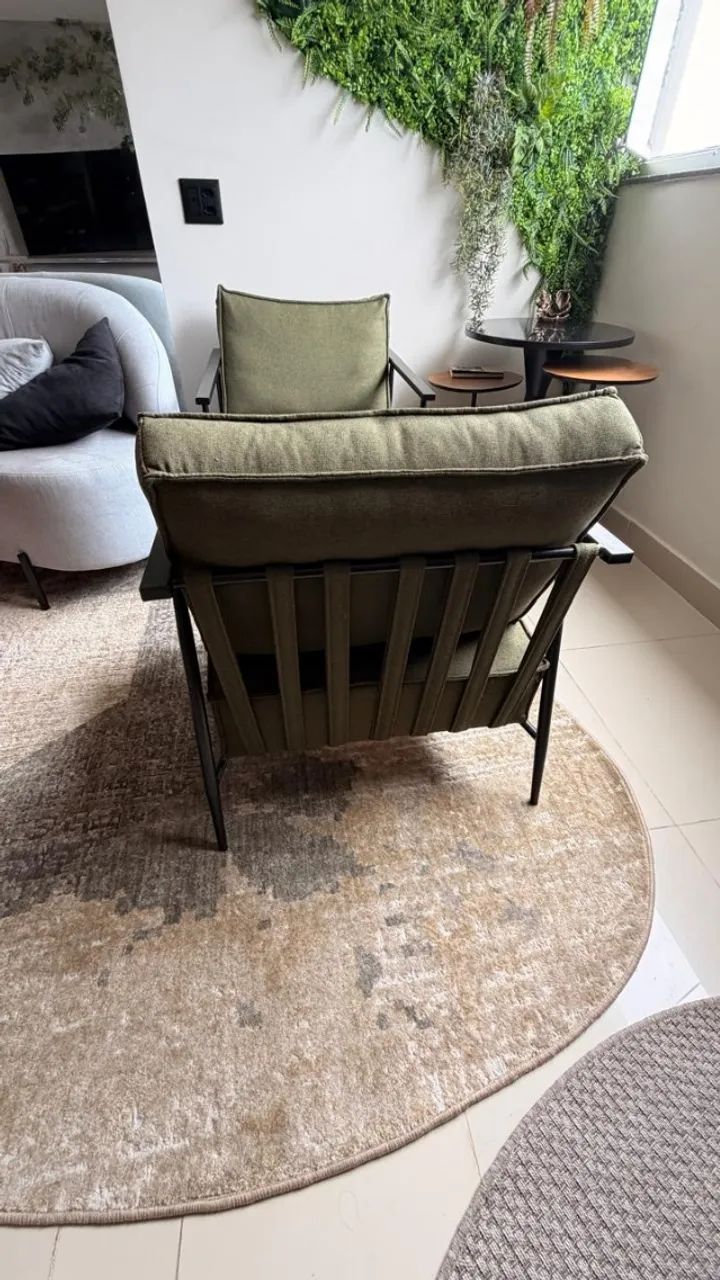 Lindas Poltronas e sofá orgânico   - Foto 3