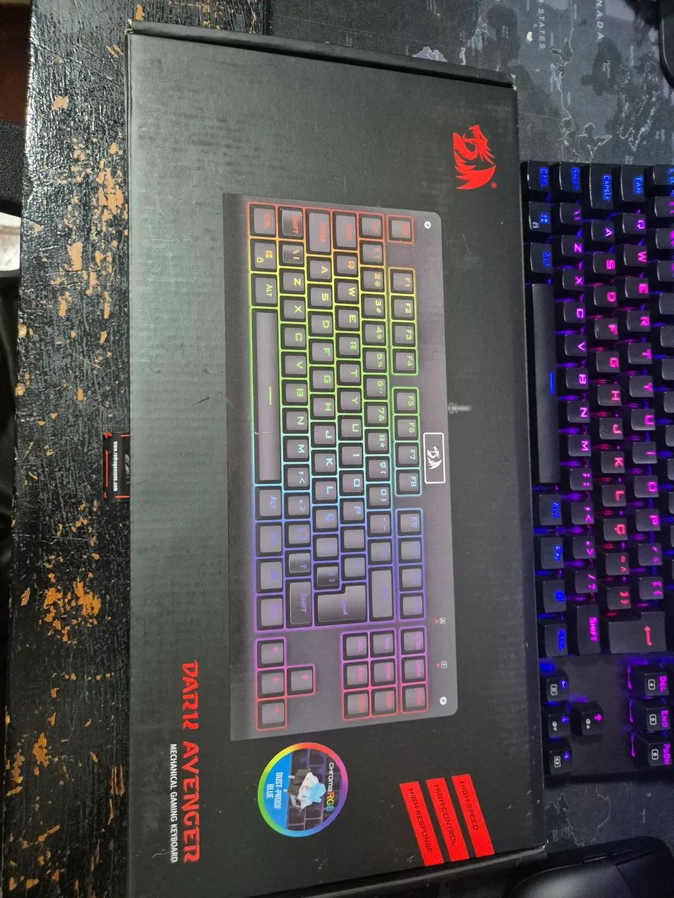 Teclado mecânico Redragon Dark Avenger 75% - Foto 3