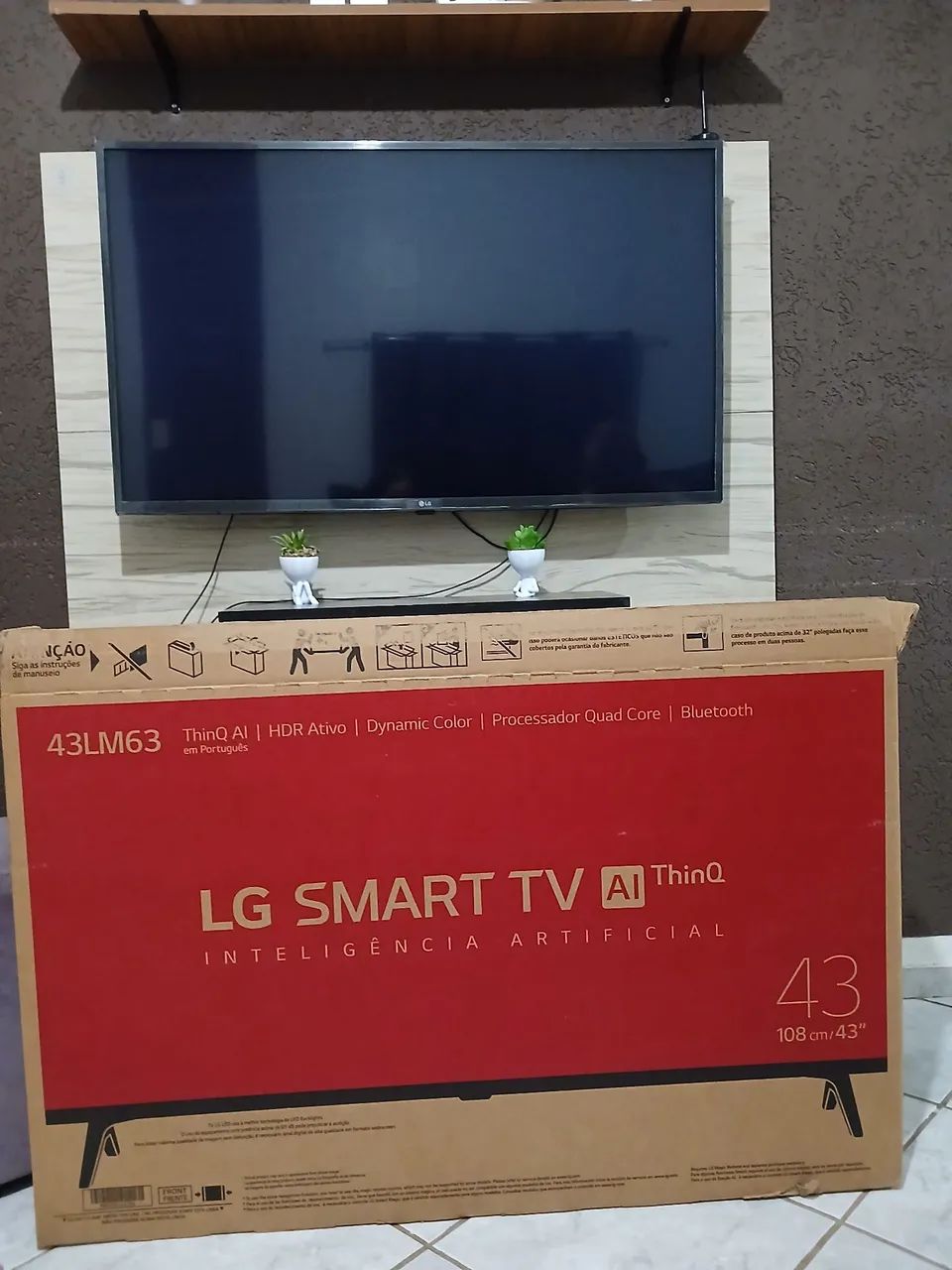 TV LG Smart AI tink 43 polegadas - Foto 2