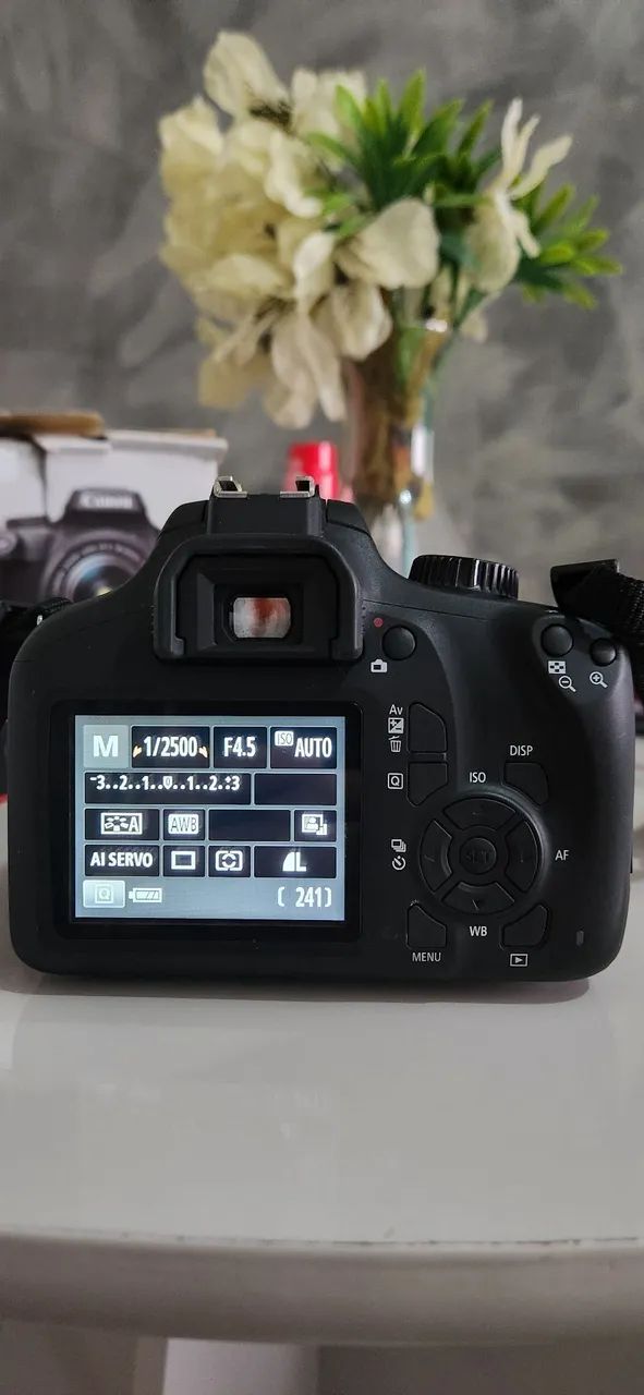 Canon T100 com lente 18-55mm Wifi - Foto 4