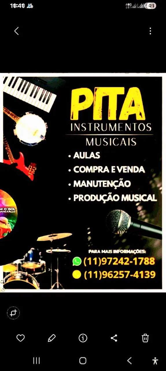 Musico, professor, produção musical