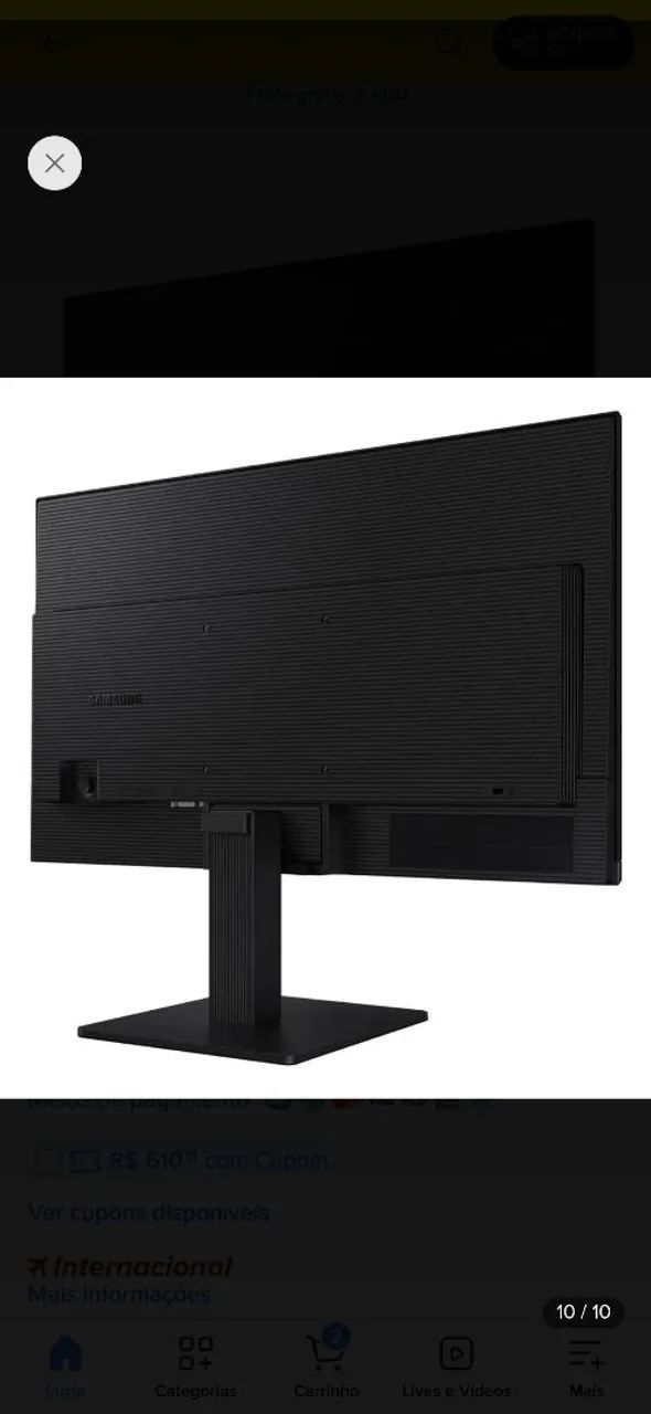 Tela Samsung 22 polegadas 100hz  - Foto 2