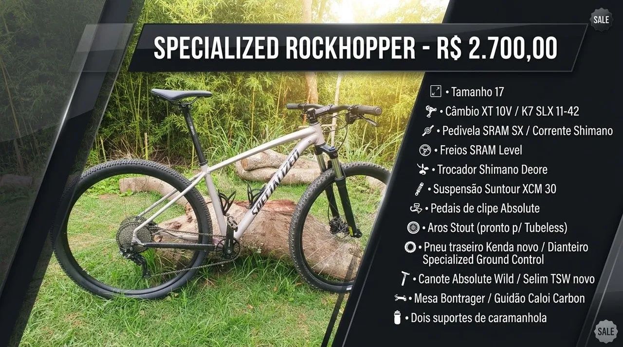 Vendo specialized Rockhopper