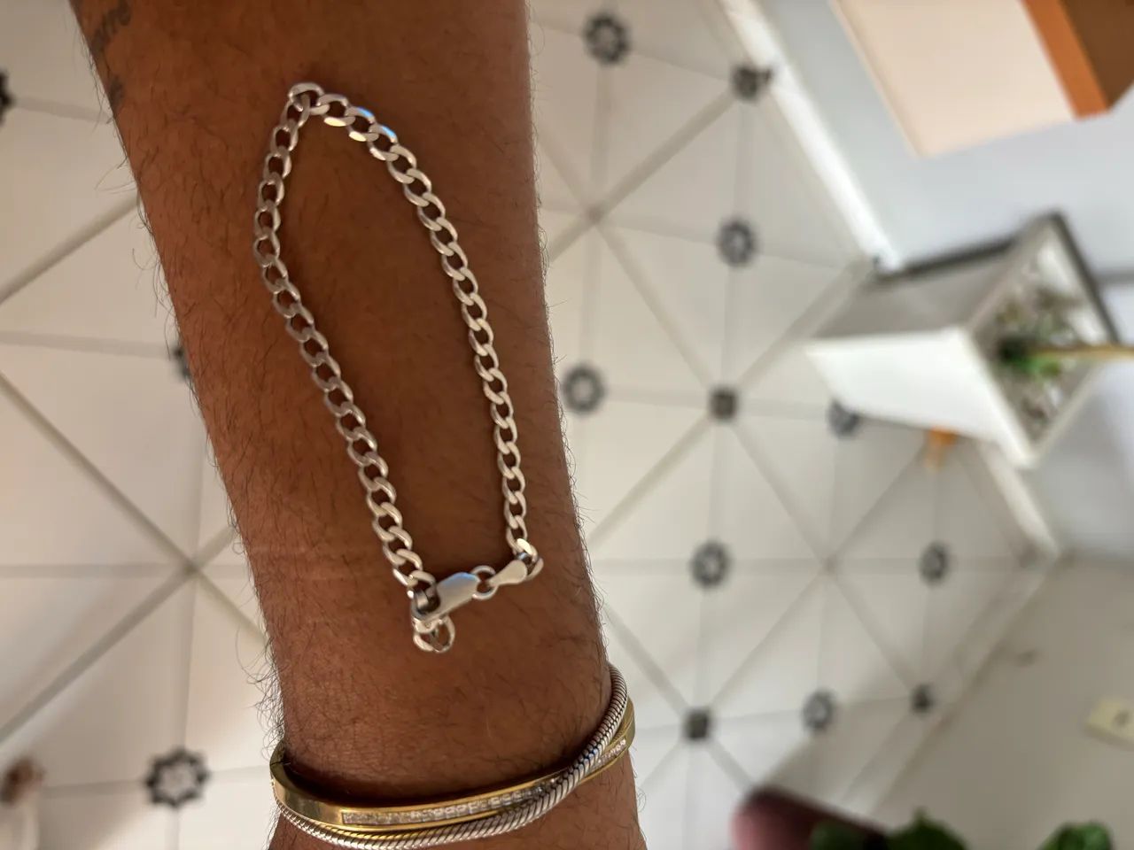 Pulseira de prata  - Foto 4