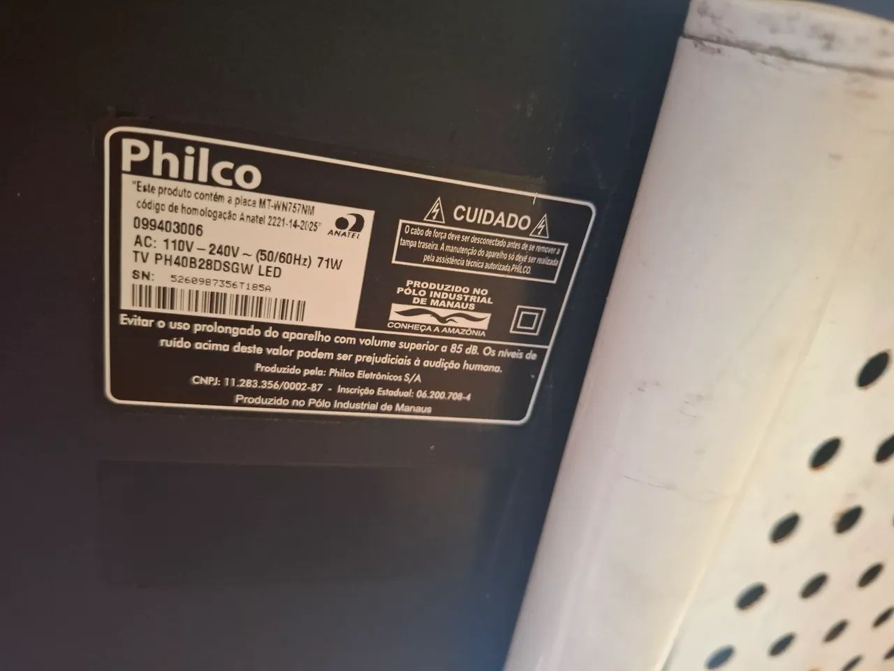 Tv Philco com defeito  - Foto 2