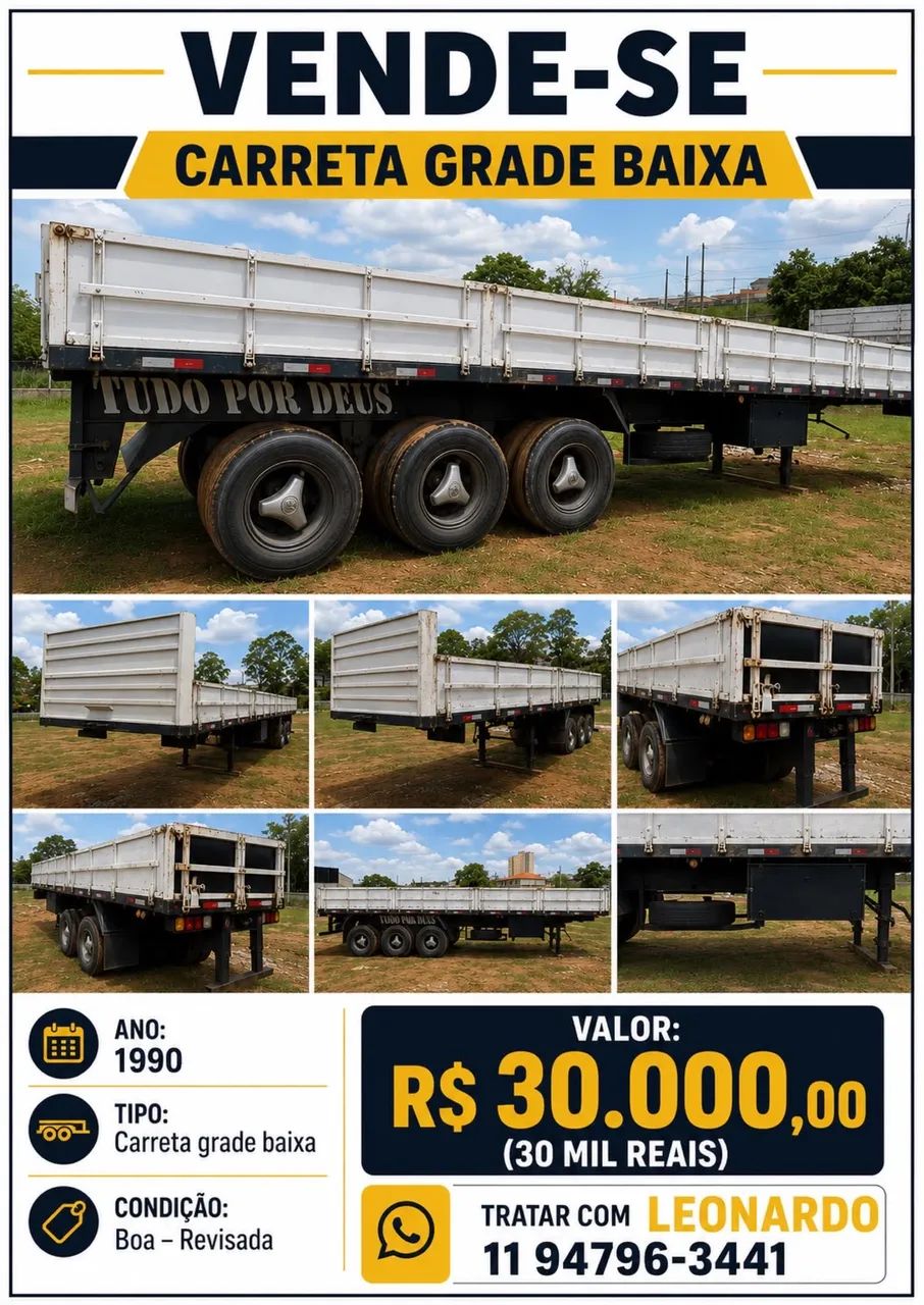 carreta carga seca ferra - Foto 2