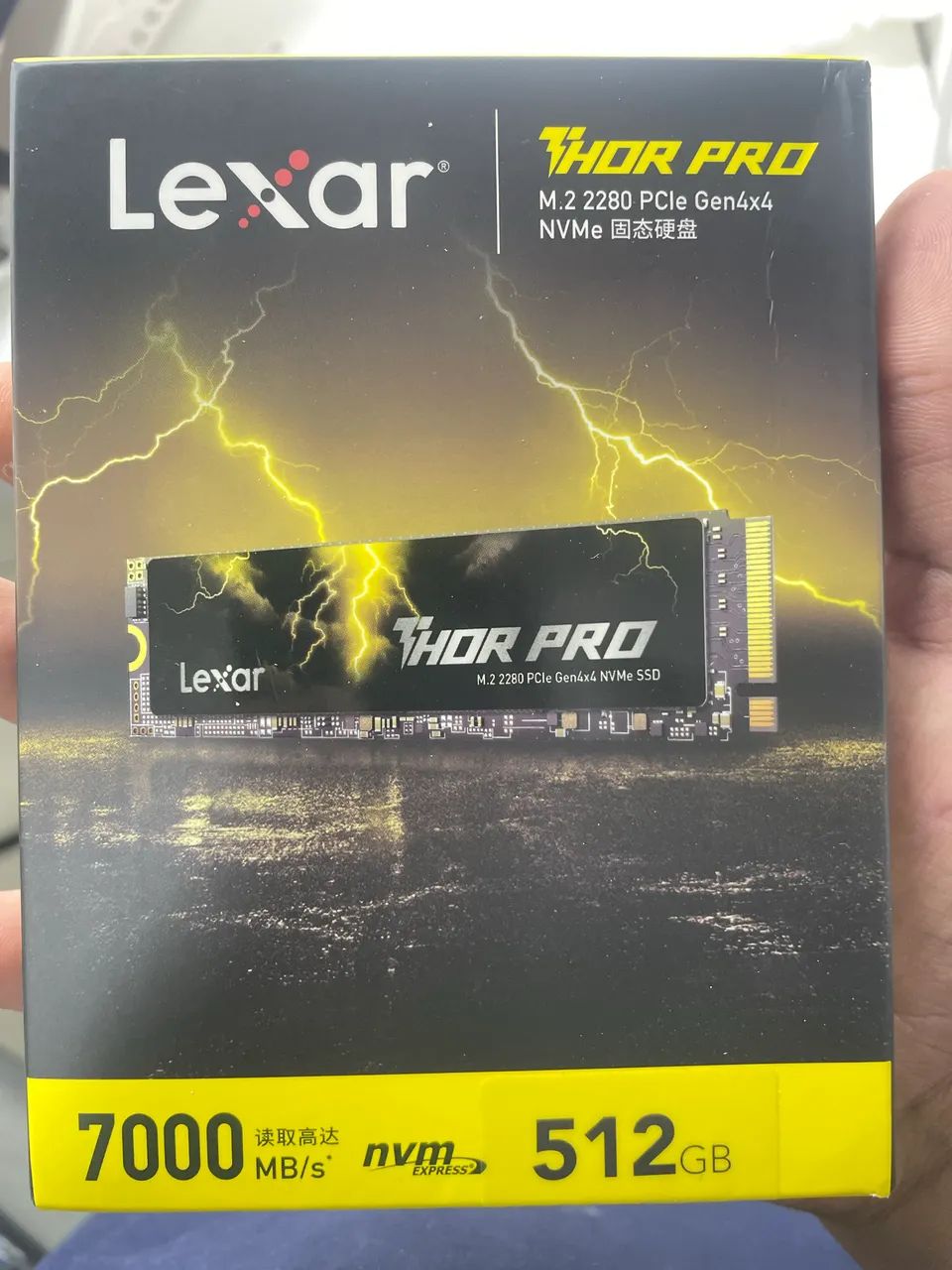 SSD NVME LEXAR THOR PRO 512gb - Armazenamento - Asa Branca, Boa