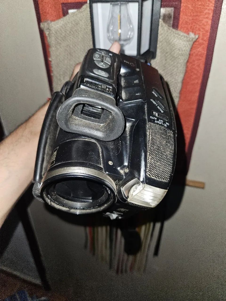 Filmadora Panasonic Palmcorder VHS-C RJ27 - Retrô/Vintage - Foto 5