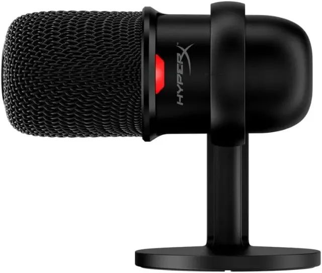 Microfone USB com Pedestal - Modelo HyperX Solocast HMIS1XXXBK/G 