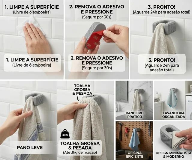 Suporte Para Pano De Travamento Automático - Foto 4