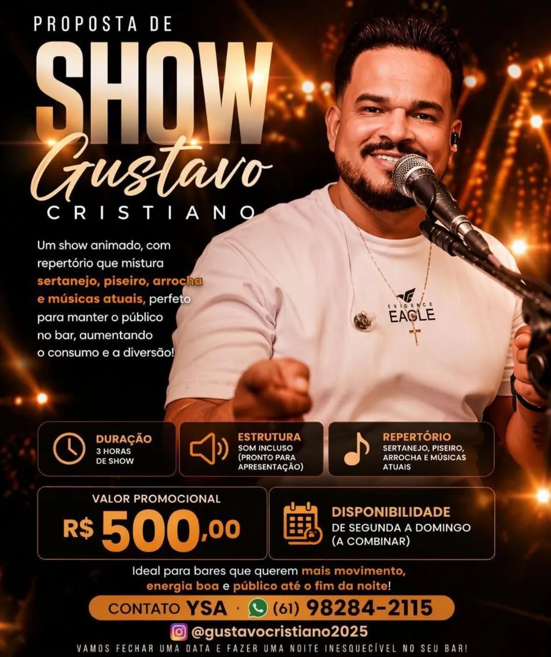 Cantor Gustavo Cristiano  - Foto 2