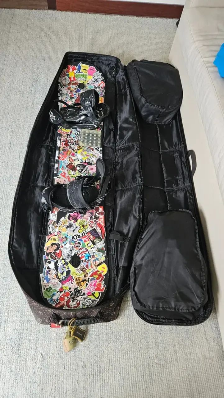 Snowboard Nidecker Axis com bindings 158cm, personalizado - Foto 2