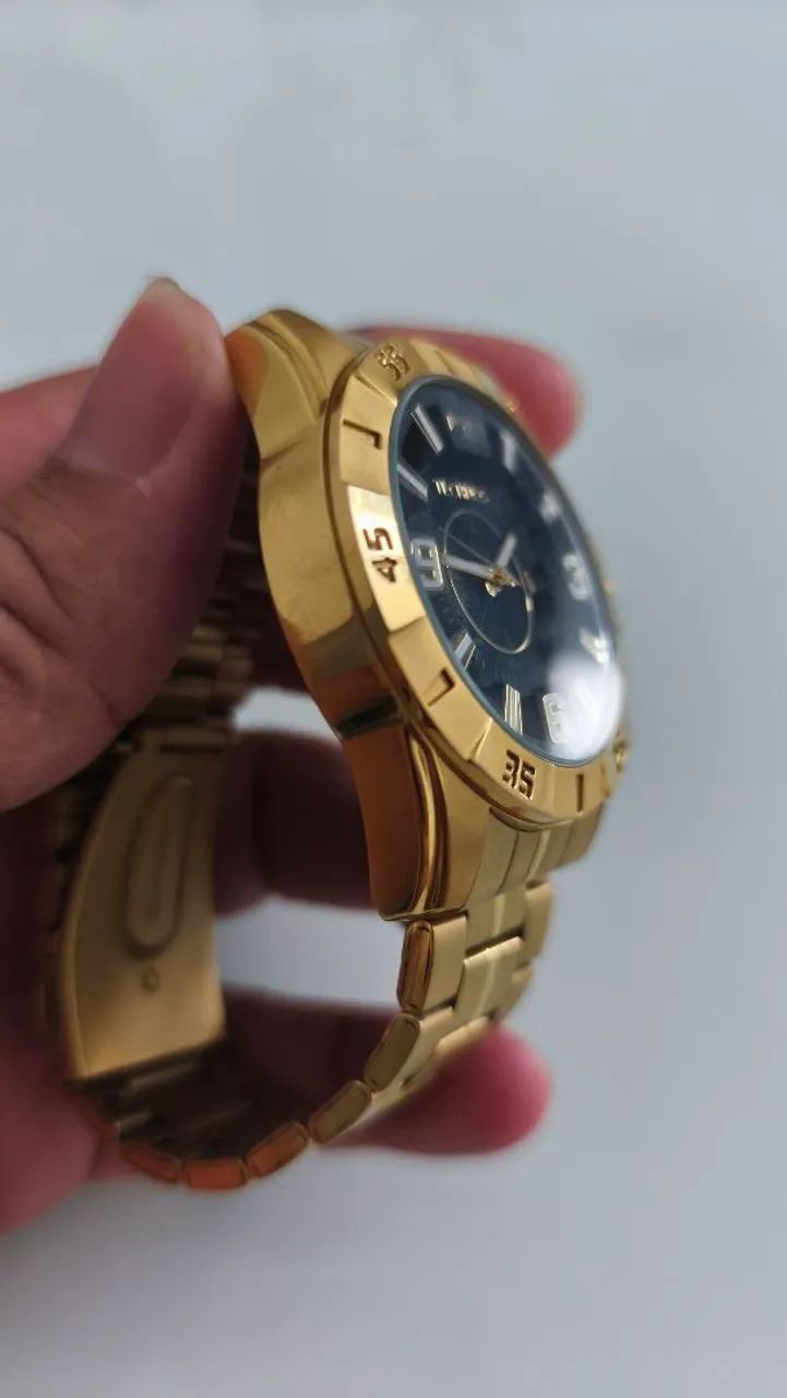 Relógio technos Racer dourado  - Foto 2