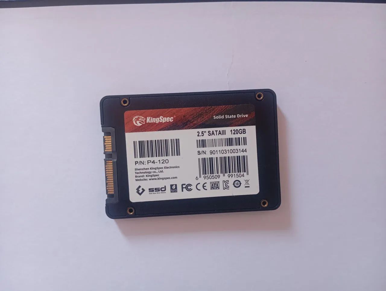 SSD KingSpec de 120gb - Foto 2