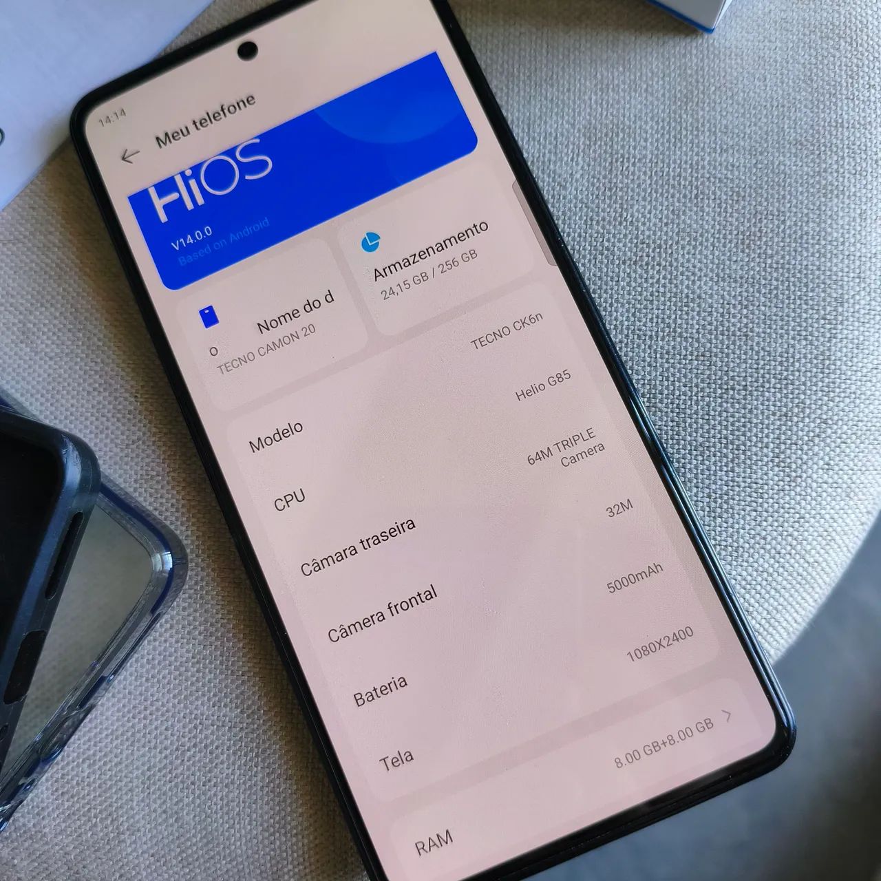Celular Tecno Camon 20 - 8+8GB - 256GB - Foto 5