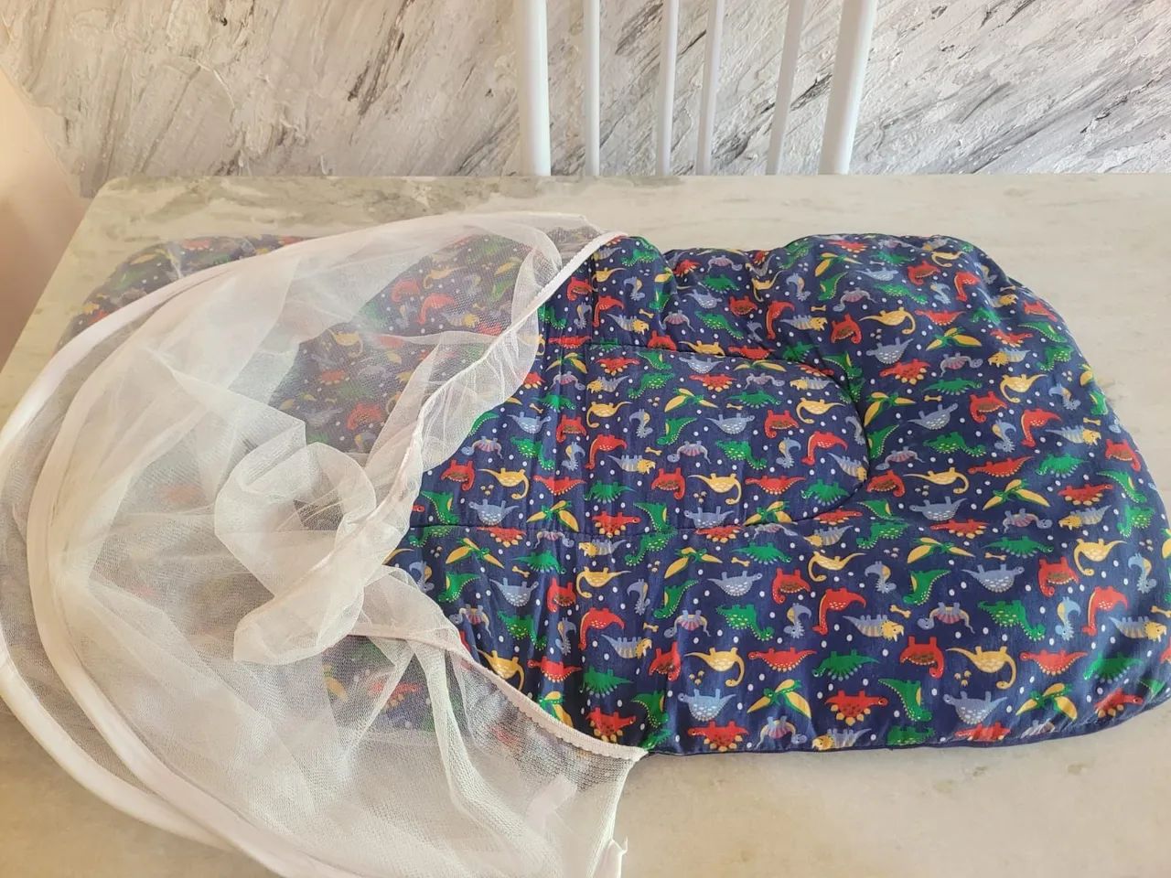 Ninho Redutor de Berço para Bebê com Mosquiteiro  - Foto 5