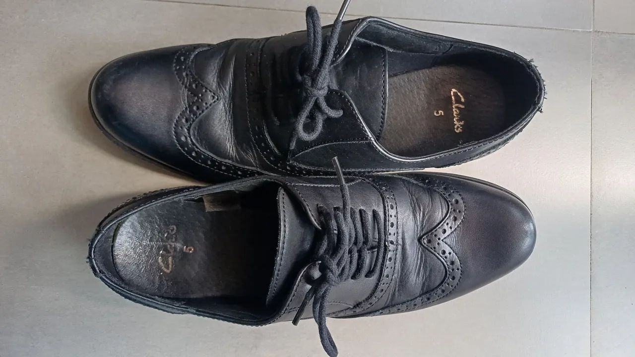Oxford Preto em Couro | Estilo Vintage Chic - Foto 3