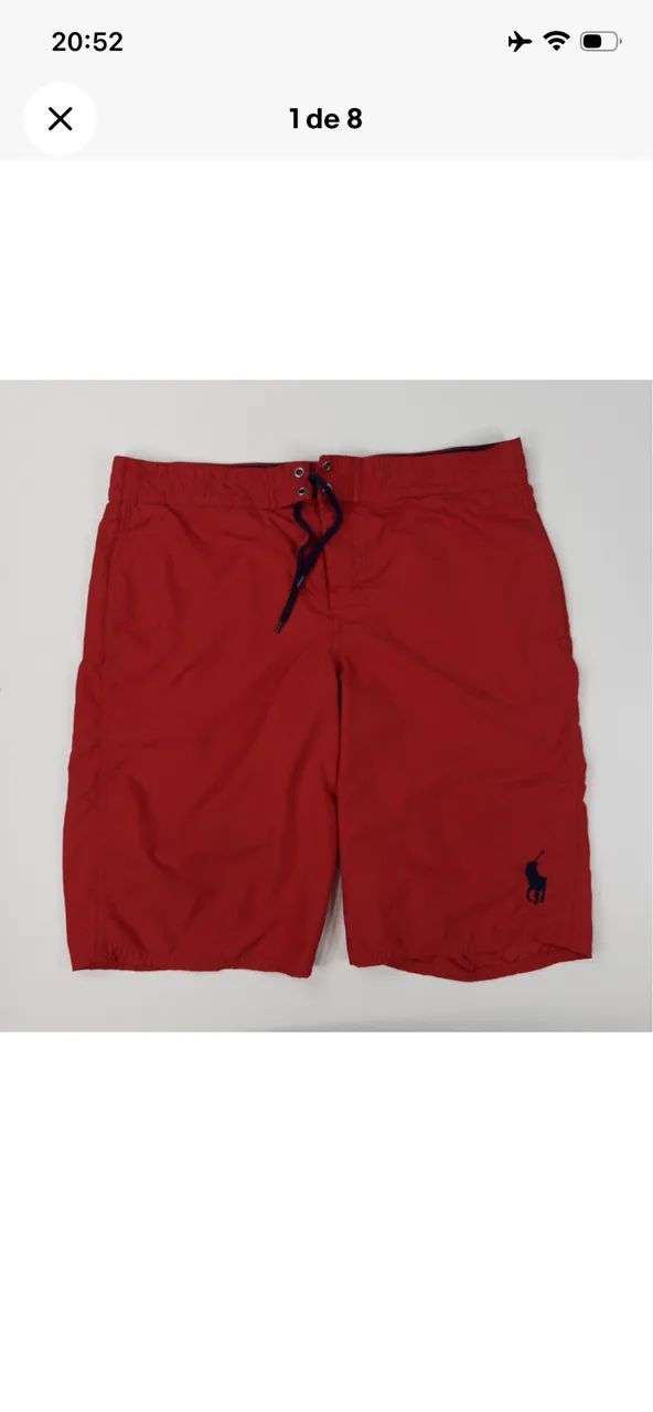 Bermuda Polo Ralph Lauren original, original, praticamente sem uso