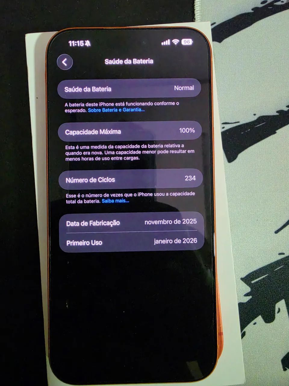 Iphone 17 pro max 256gb bateria 100% - Foto 5