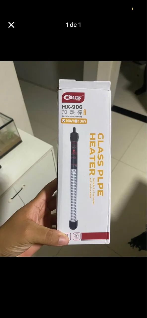 Termostato para aquário até 100l