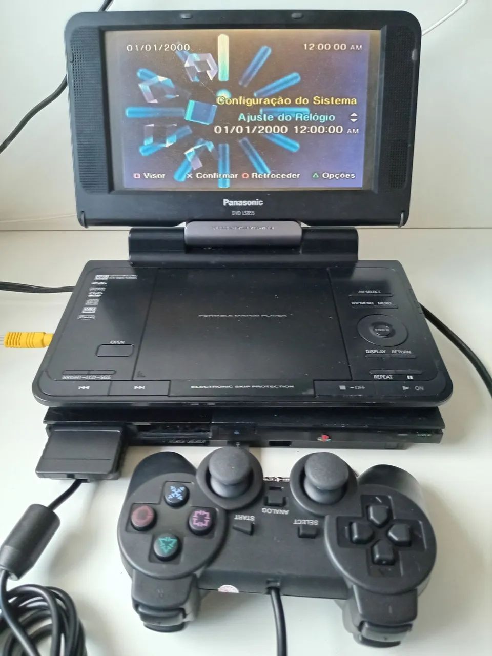 PS2 completo com 15 jogos à sua escolha