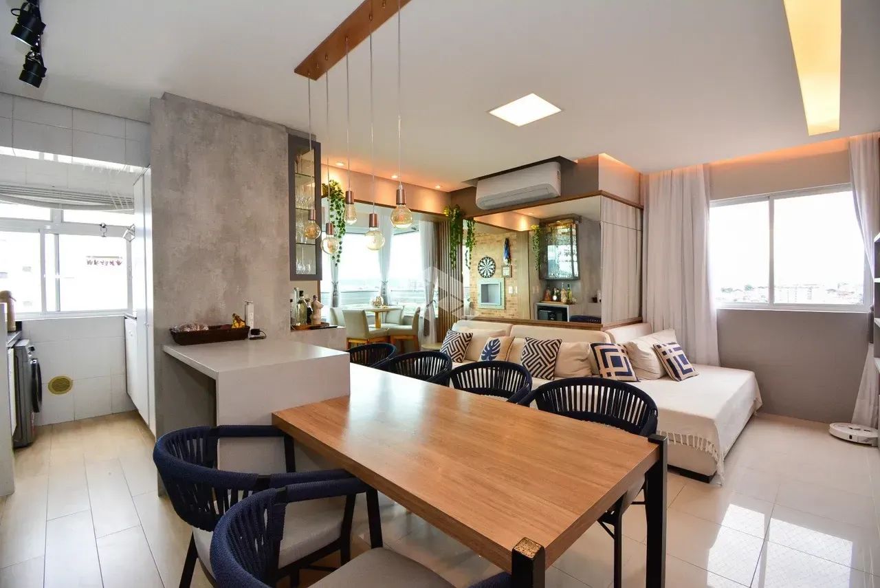 APARTAMENTO COM 2 QUARTOS SENDO 1 SUÍTE 2 VAGAS DE GARAGEM SACADA COM CHURRASQUEIRA E VIST - Foto 3