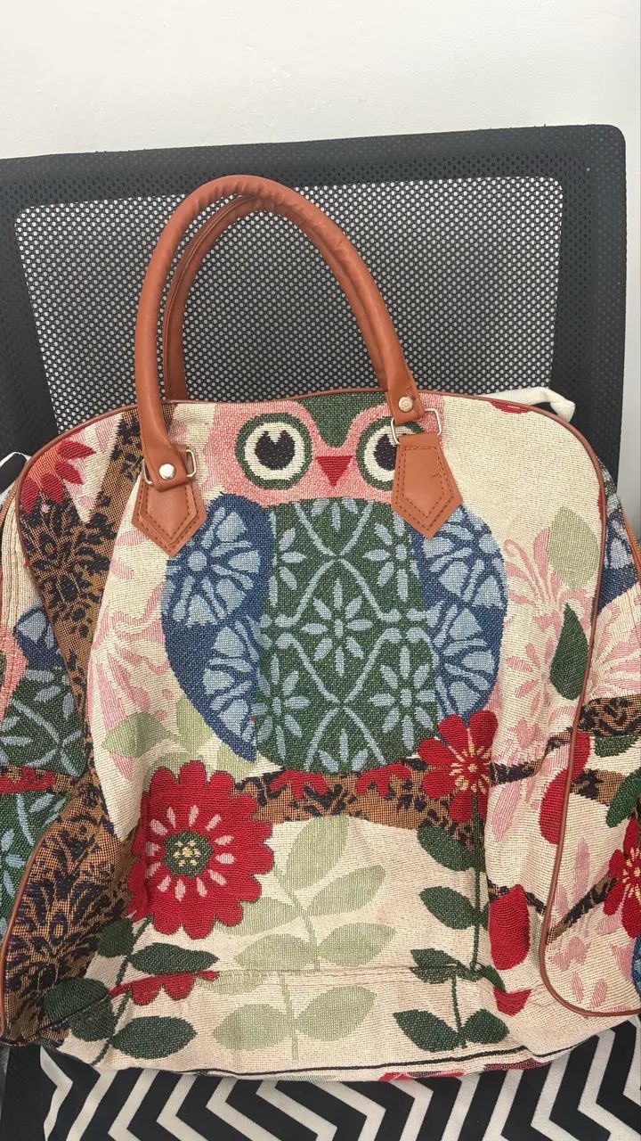 Bolsa Estampada Coruja - Foto 2