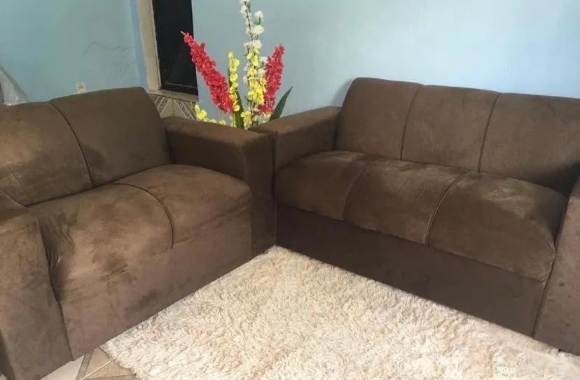Conjunto de sofá 3 e 2 lugares disponível a pronta entrega  - Foto 4