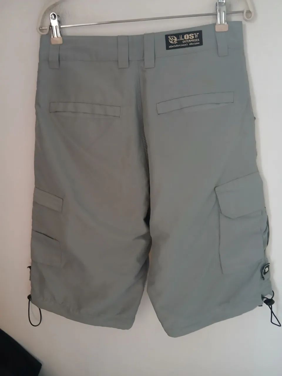 BERMUDA CARGO LOST ENTERPRISE CINZA ORIGINAL TAMANHO 38 - Foto 4