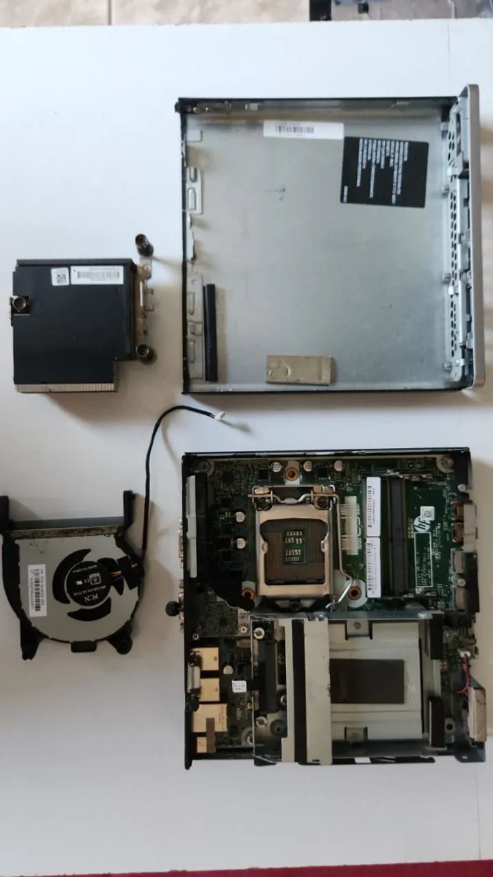 Mini Cpu Hp Prodesk 400 G3 com Gabinete placa mãe (Sem Processador e Memoria) usado  - Foto 5