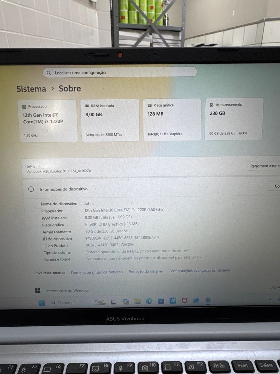 Asus vivobook seminovo  - Foto 2